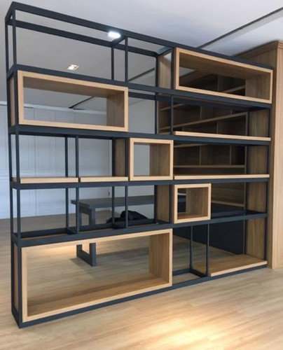 کتابخانه و شلف بزرگ باکس دار