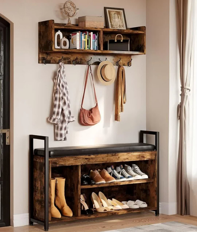 جا کفشی و جالباسی مدرن شلف دار