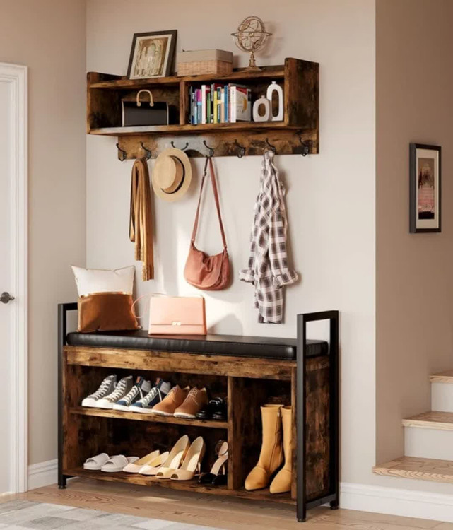 جا کفشی و جالباسی مدرن شلف دار