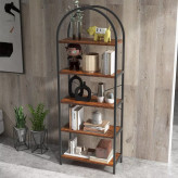 قفسه فلزی و چوبی 'گنبدی 5 طبقه