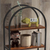 قفسه فلزی و چوبی 'گنبدی 5 طبقه